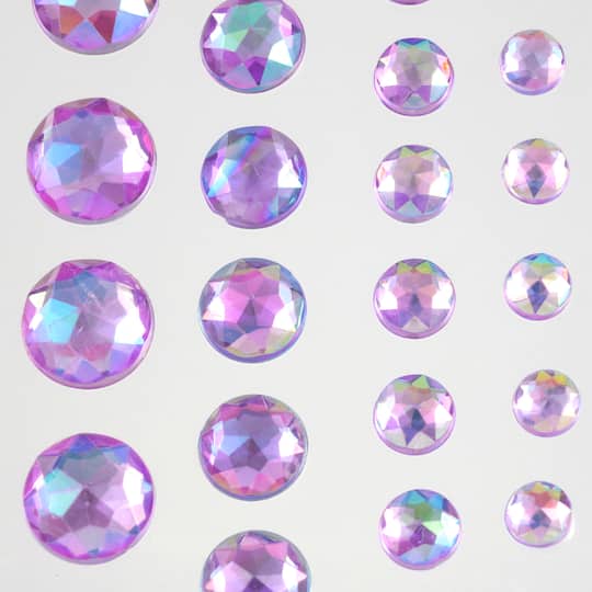 Adhesive Backed Iridescent Rhinestones by Recollections